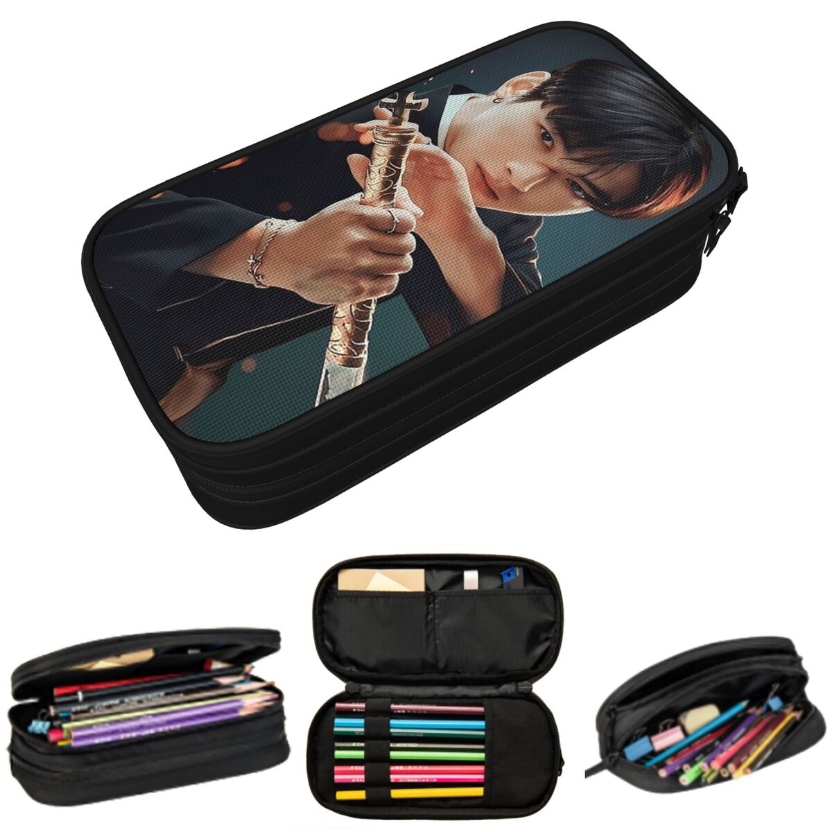 Stationery And Office Supply Chain - Astuccio Cha Eunwoo per ragazzi e