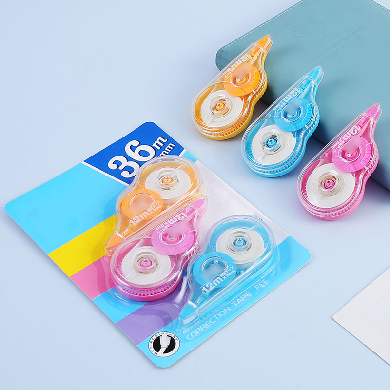 Correction Tape Roller - 3 confezioni, nastro correttore colore, applicatore