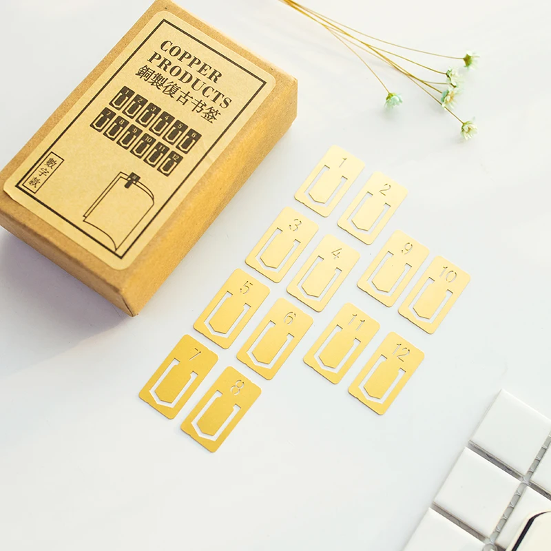 12 pz/lotto segnalibro Vintage - Stationery And Office Supply Stores recensione e prezzo