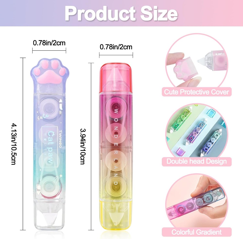 Set di 6 Nastri Correttivi, 2  - Correction Tape Roller recensione e prezzo