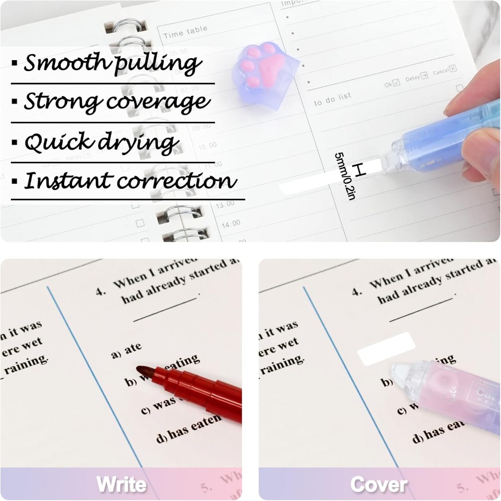Set di 6 Nastri Correttivi, 2  - Correction Tape Roller recensione e prezzo